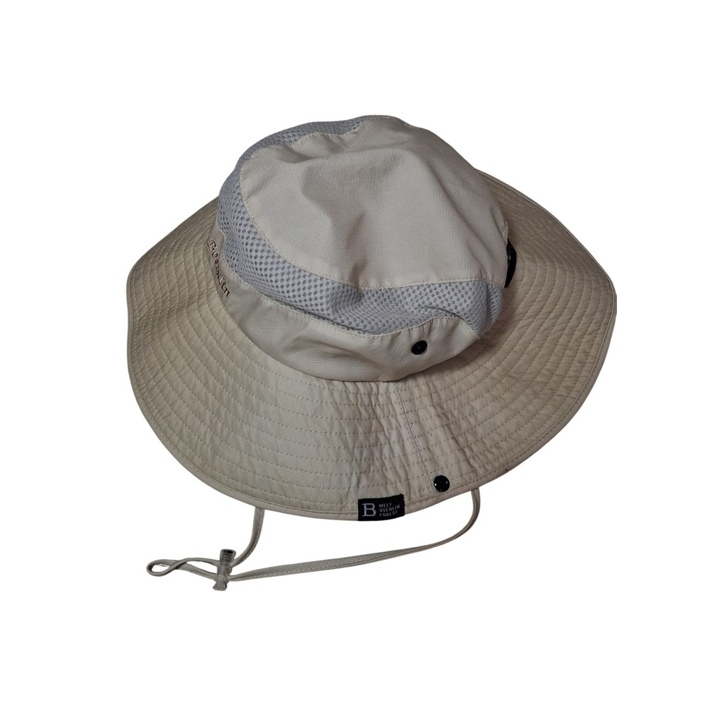Bosenlin Meet Osenlin Forest Beige Sun Hat Mesh‎ Vent Wide Brim Boonie 56cm 22in